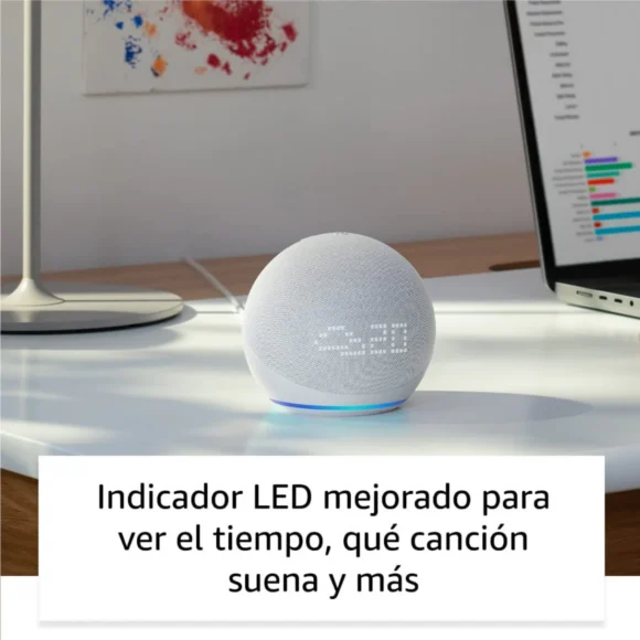 Alexa Echo dot con reloj digital 5ta generación 2022 - Image 2