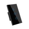 Dimmer de iluminación negro Iki Smart